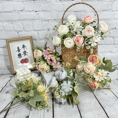 Good price Simulated Flower Bundle Peony Flower Manufacturer Direct Sales Fake Flower Home Decoration Handmade silk flower online