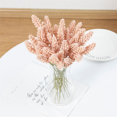 buy Foam wheat ear lavender wedding simulation bouquet, artificial handcrafted artificial flowers, cross-border plant decoration, photo props online manufacture
