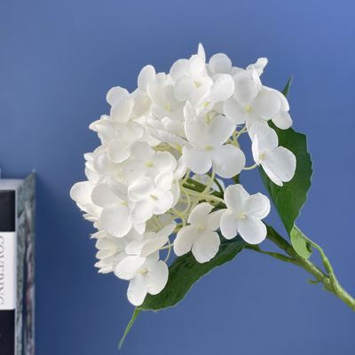 buy Artificial hydrangea, wedding hotel, flower arrangement, floral art, background flower arrangement, artificial flower, single hydrangea online manufacture