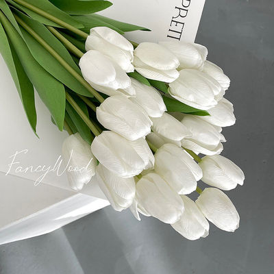 Good price Simulated bouquet with moisturizing touch, tulip high-end flower arrangement, living room cake decoration, fake flower decoration, dried flowers online