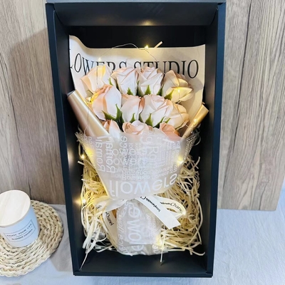 Good price Christmas Rose Tulip Simulated Flower Bouquet Confession Birthday Gift Manufacturer Wholesale Bouquet Gift online
