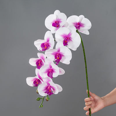Good price Simulated flowers with a high-end and realistic feel, artificial butterfly orchid flower ornaments, fake flower decorations, flower bouquets, wedding flowers Orchid pot online
