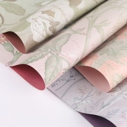 Good price BOPP Secret Garden Waterproof Floral Flower Packaging Paper for Bouquet Packing Paper online