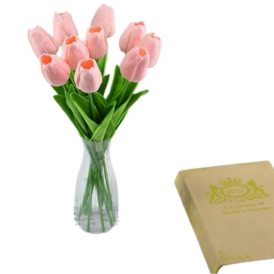 Good price Wholesale of PU mini flowers, artificial tulips, artificial flowers, silk flowers, cross-border decoration artificial flowers for home use from the source online