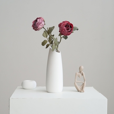 Good price Simulation flower single Manta rose bouquet shooting prop, Nordic home decoration wedding bouquet cross-border hot sales online