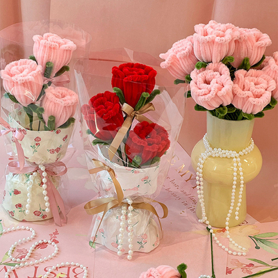 Good price Handmade Twist Bar Simulation Rose Bundle Finished Valentine's Day Gift Creative Birthday Event Companion Gift online