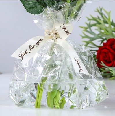 Good price Waterproof Flower Bouquet Wrapping Paper 70 Sheets Fully Transparent Cellophane Flower Shop Supplies 52*52cm Many Colors online