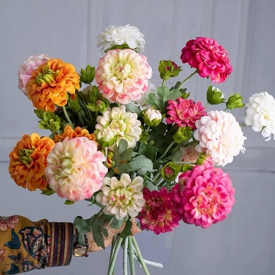 Buy Photography Props Decoration Handmade Silk Hibiscus Flower for Hand Feel Moisturizing online manufacture