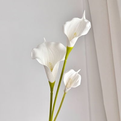 Good price Calla lily artificial flower home dining table decoration, wedding hall flower arrangement and photo props online