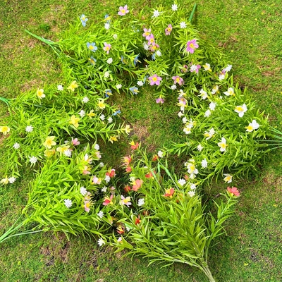 Good price Simulated flower sky full of stars, single artificial flower arrangement decoration, rural style living room, courtyard decoration, TV cabinet decoration online