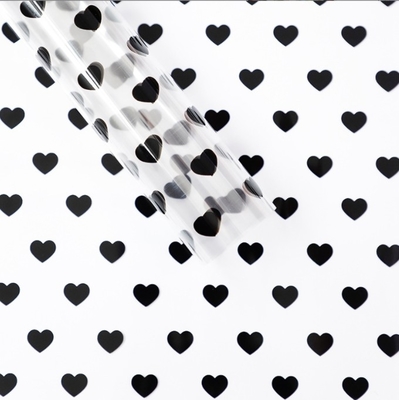 Good price Yuexin Xiancai Love OPP transparent waterproof flower wrapping Paper, diy flower arrangement wrapping paper materials for flower shops online