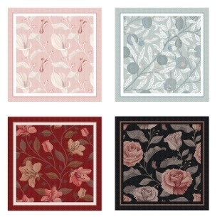 Good price 520 Valentine's Day 3D embossed paper flower packaging paper online