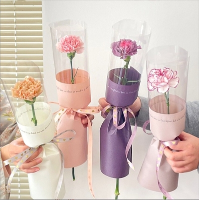 Good price Goddess single small bouquet packaging transparent opp waterproof film wrapped flower paper diy material flower shop online