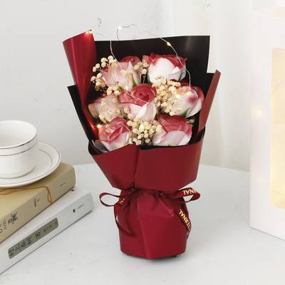 Good price Valentine's Day 520 Starry Sky Dried Flowers Rose Bundle for Boyfriend and Wife Holiday Gift Romantic Companion Gift online