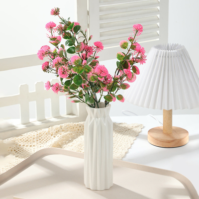 Good price Outdoor wedding bouquet flower buds, artificial flowers, wedding festival home decoration flowers, green plants, plastic artificial flowers wholesale online