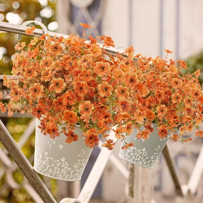 Good price Outdoor festival decorations, autumn plants, artificial eucalyptus leaves, eucalyptus violets, daisies, decorate the courtyard online