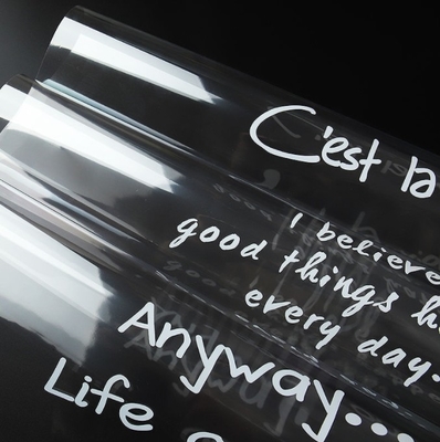 Good price 20 thickened OPPs of the popular dust-proof water transparent flower wrapping paper with English letters and glass paper for rose bouquets online