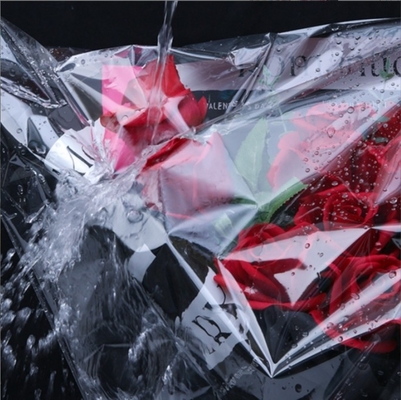 Good price Flower bouquet dust-proof bag, transparent windproof and waterproof packaging cover for fresh flowers, plastic cling film packaging, flower wrapping, cellophane online