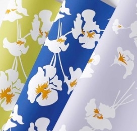 Good price Iris Feather Paper Waterproof Floral Flower Packaging Paper online