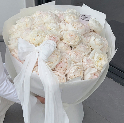 Buy French Pearl Snow Satin Fabric Flower Bouquet DIY Bow Decoration Floral Materials online manufacture