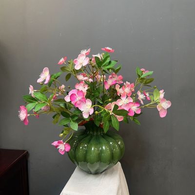 buy Artificial flowers, begonia, hydrangea, light luxury artificial flowers, home interior coffee table, dining table, landscape ornaments, display and flower art decoration online manufacture
