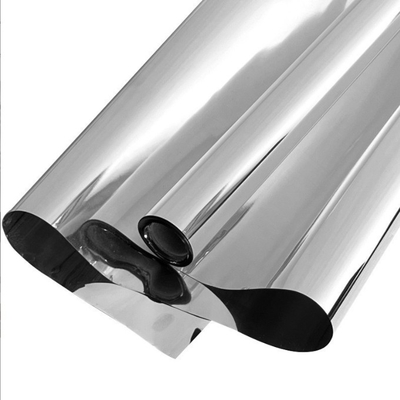 Good price Silver mirror flower wrapping paper, reflective mirror surface paper, PVC tin film, water ripple creative floral art packaging online