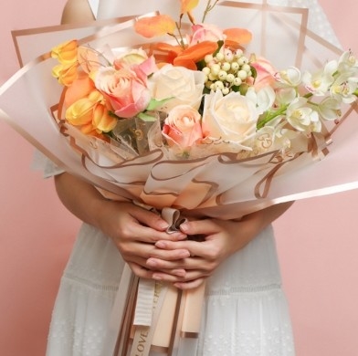 Good price Space Milan Double Phnom Penh Floral Flower Packaging Paper online