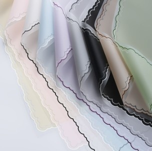 Good price Jelly lace lace matte floral flower wrapping paper online