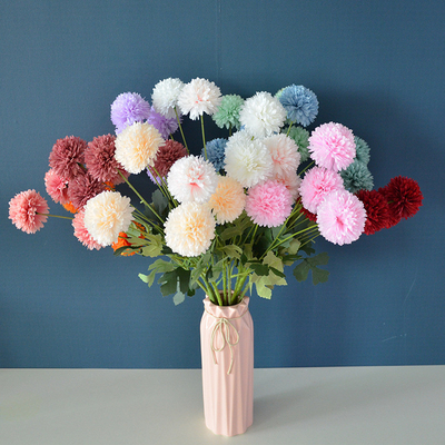 Good price Customized Rose Red Wedding Simulation Flower Starry Sky Hydrangea Carnation Rose Lavender Dandelion Silk Flower Ornament online