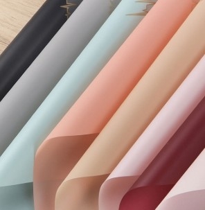 Good price Heartbeat Jelly Membrane Waterproof Floral Flower Packaging Paper online