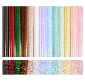 Good price Colored glazed lamp waterproof floral flower wrapping paper online
