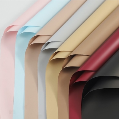 Good price Double-sided solid color thickened non-translucent pearlescent Korean-style first love flower wrapping paper gift bouquet packaging material online