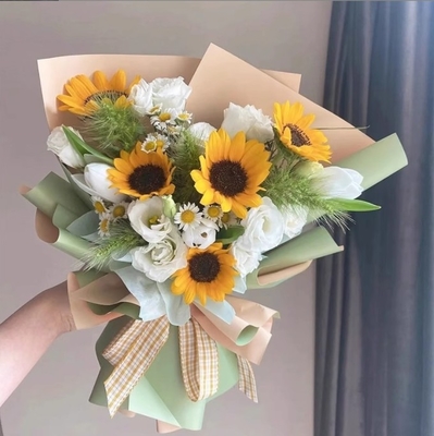 Good price Flower wrapping paper, waterproof thickened flower wrapping paper, double-sided two-color Korean-style bouquet, rose material, Oya paper online
