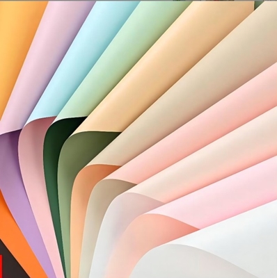 Buy Wholesale Flower Wrapping Paper, Two-color Waterproof Ouya Paper, Flower Bouquets, Gifts, Flower Shop Packaging Materials, Gift Wrapping Paper online manufacture