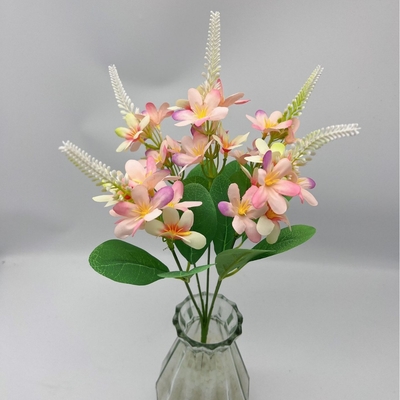 Buy 5-Fork Simulated Small Wild Chrysanthemum Plastic Flower Wedding Props Bouquet online manufacture