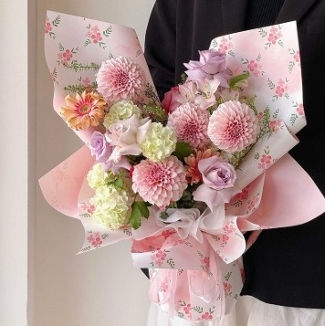 Good price Partysu Fresh Floral Paper with Floral Arrangements and Packaging for Fresh Flowers 57*57cm online