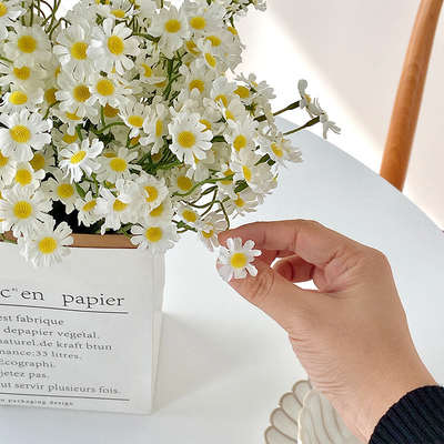 Buy Ins Chamomile Simulation Flower Bundle Daisy Fake Flower Living Room Decoration Table Flower Bouquet Photography Props online manufacture