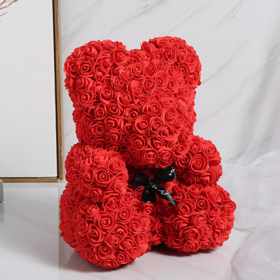 Buy Everlasting flower rose Bear birthday gift, 520 Valentine's Day gift, everlasting flower bear products, rose bear online manufacture