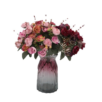 Buy 21 Diamond Roses, 7-Fork Autumn Rose Bundle Decoration, Wedding Home Decor, Fake Flowers online manufacture