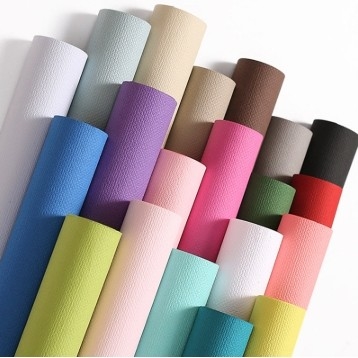 Buy 57*57cm Partysu Three Dimensional Linen Paper Waterproof Floral Flower Packaging Paper for Party Decorations online manufacture