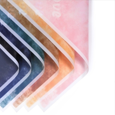 Buy Fashion Waterproof Flower Art Wrapping Paper for Festival 56*56cm LOVE Han Su Paper Flower Bouquet Wrapping online manufacture