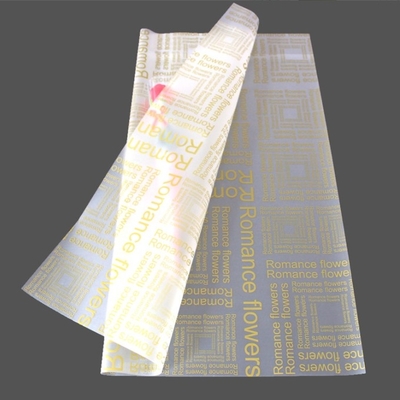 Buy Florist Wrapping English Lettering Matte Paper Semi-Transparent Frosted Paper and Flower Materials for Gift Wrapping online manufacture