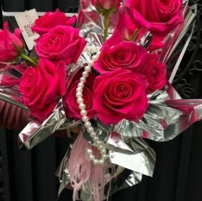 Buy Waterproof BOPP Silver Reflective Metal Mirror Florist Wrapping Paper Floral Flower Bouquet Packing Paper online manufacture