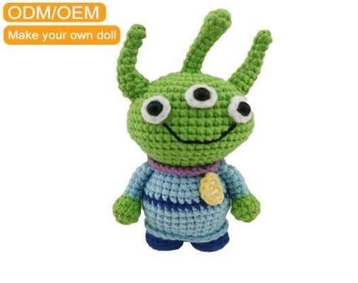 Buy Custom Crochet Animal Plush Toy, OEM/ODM 11-30cm Soft Stuffed Toy with ASTM/CPSIA/CE Certifications online manufacture