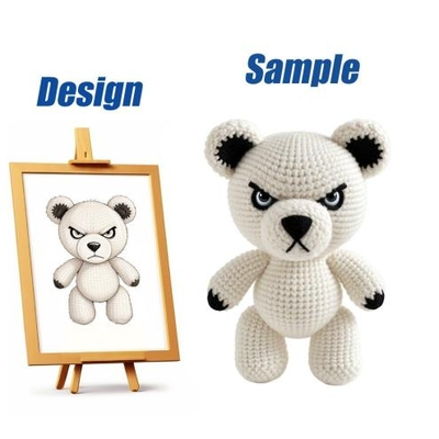 Buy Handmade Cotton Crochet Tiger Plush Toy 10-30cm, Custom Logo OEM Stuffed Animal for Gift & Decoration online manufacture