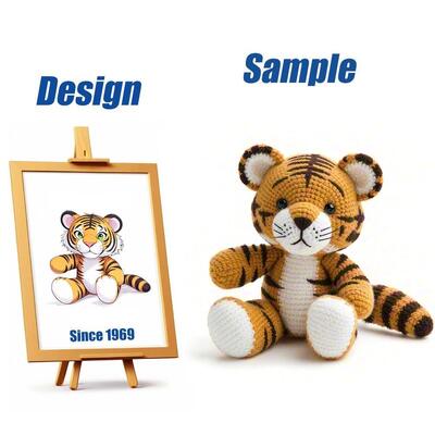 Buy Custom Amigurumi Crochet Plush Toy, OEM 11-30cm Soft Stuffed Toy with CE/EN71/CPC/ASTM Certifications online manufacture