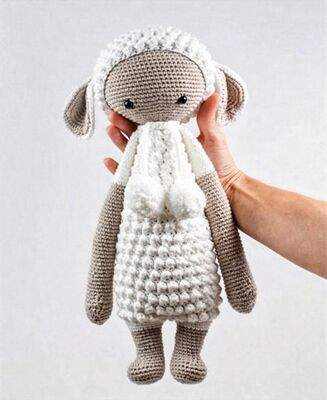 Buy 35cm Handmade Crochet Animal Toy, Cotton Yarn Kids Gift with Printing/Embroidered, Low MOQ online manufacture