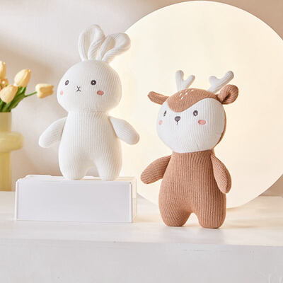 Buy 18cm Crochet Animal Plush Doll, PP Cotton Filled Toy for Kids & Gifting online manufacture