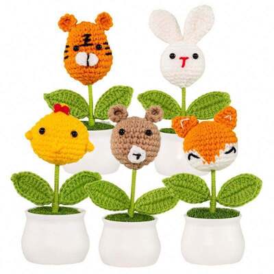 Buy Adorable Crochet Stuffed Animal Soft Dolls Cute Cartoon Amigurumi Toys DIY Sewing & Weaving Toys Toysrunner All Ages online manufacture