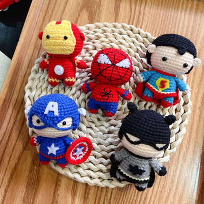 Buy Wholesale Hot Sale Handmade Crochet Plush Toys Animal Characters Anime Figures online manufacture